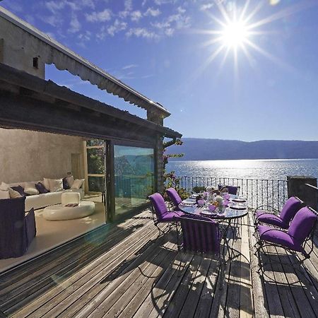Villa Rachele: Stunning Luxury Villa In Centre Gargnano With Private Pool And Breathtaking Views Kültér fotó