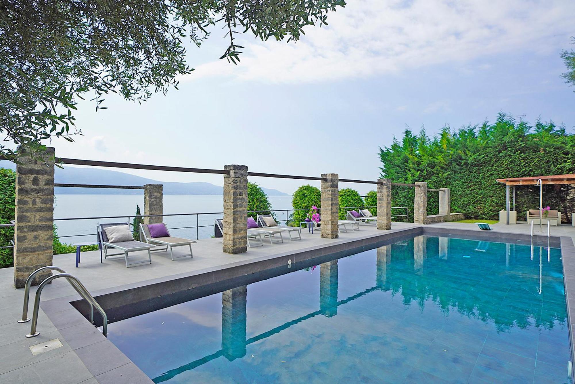 Villa Rachele: Stunning Luxury Villa In Centre Gargnano With Private Pool And Breathtaking Views Kültér fotó