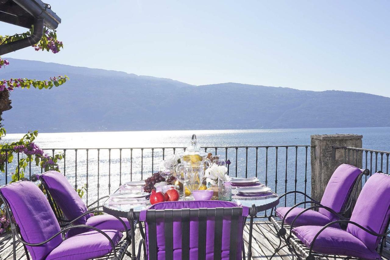 Villa Rachele: Stunning Luxury Villa In Centre Gargnano With Private Pool And Breathtaking Views Kültér fotó