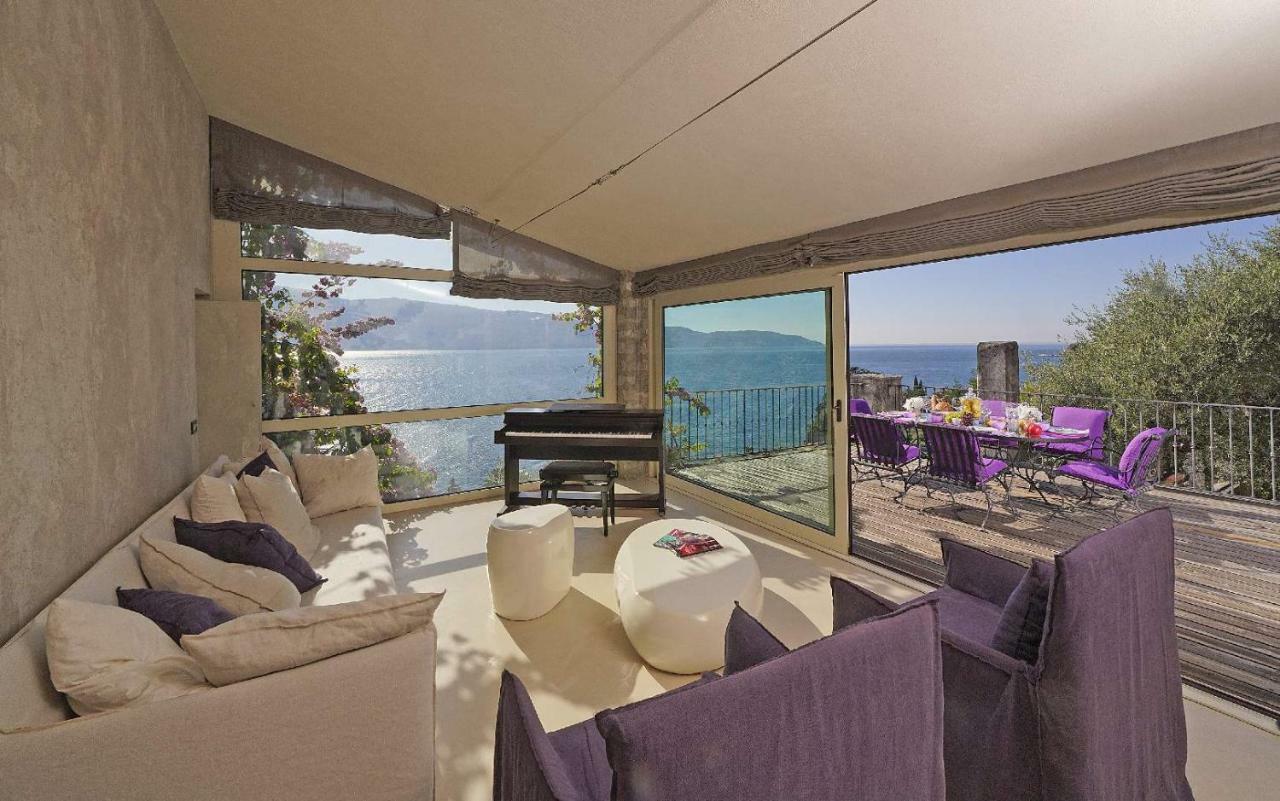 Villa Rachele: Stunning Luxury Villa In Centre Gargnano With Private Pool And Breathtaking Views Kültér fotó
