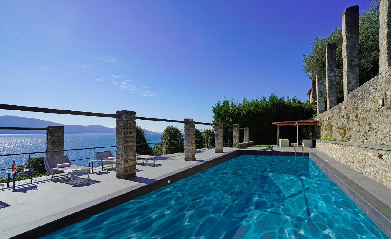 Villa Rachele: Stunning Luxury Villa In Centre Gargnano With Private Pool And Breathtaking Views Kültér fotó