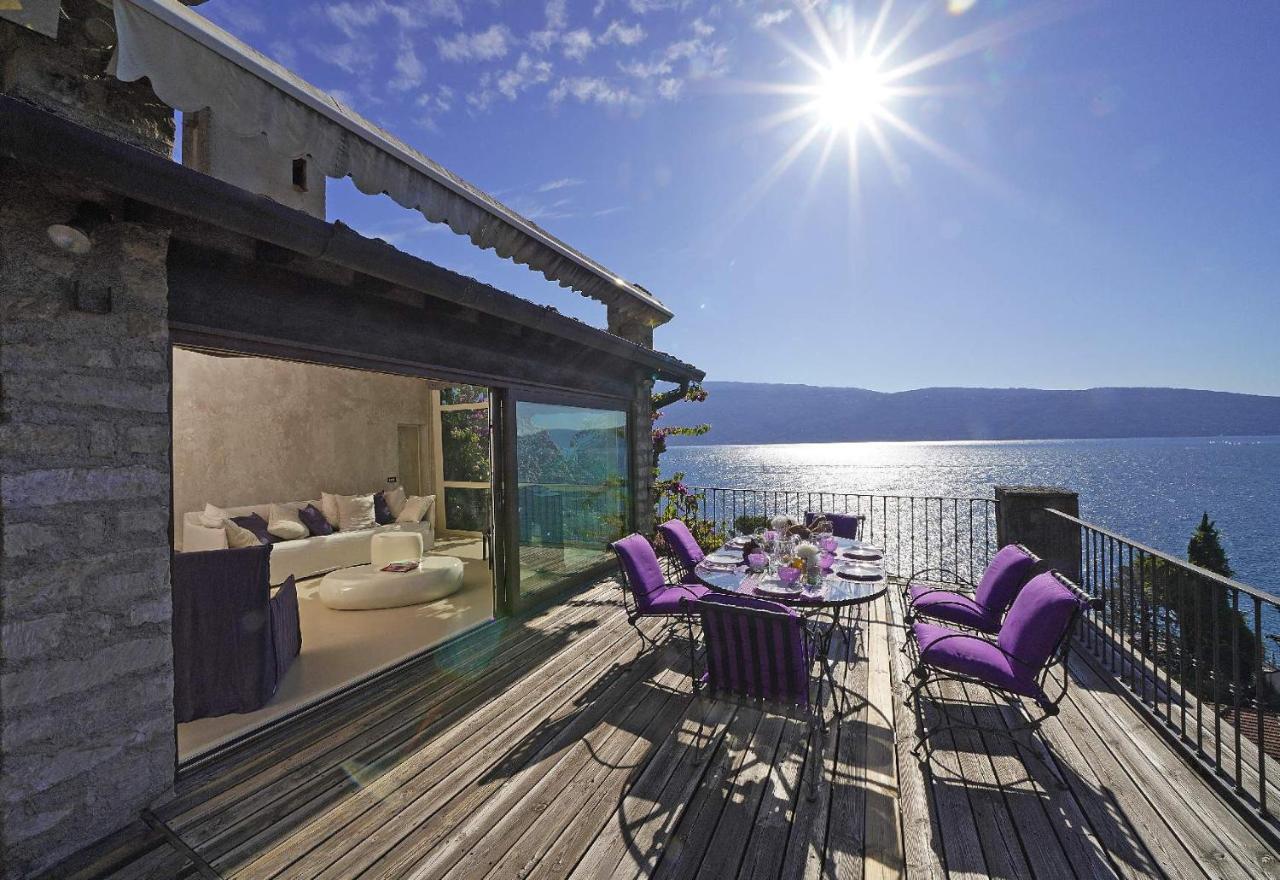 Villa Rachele: Stunning Luxury Villa In Centre Gargnano With Private Pool And Breathtaking Views Kültér fotó